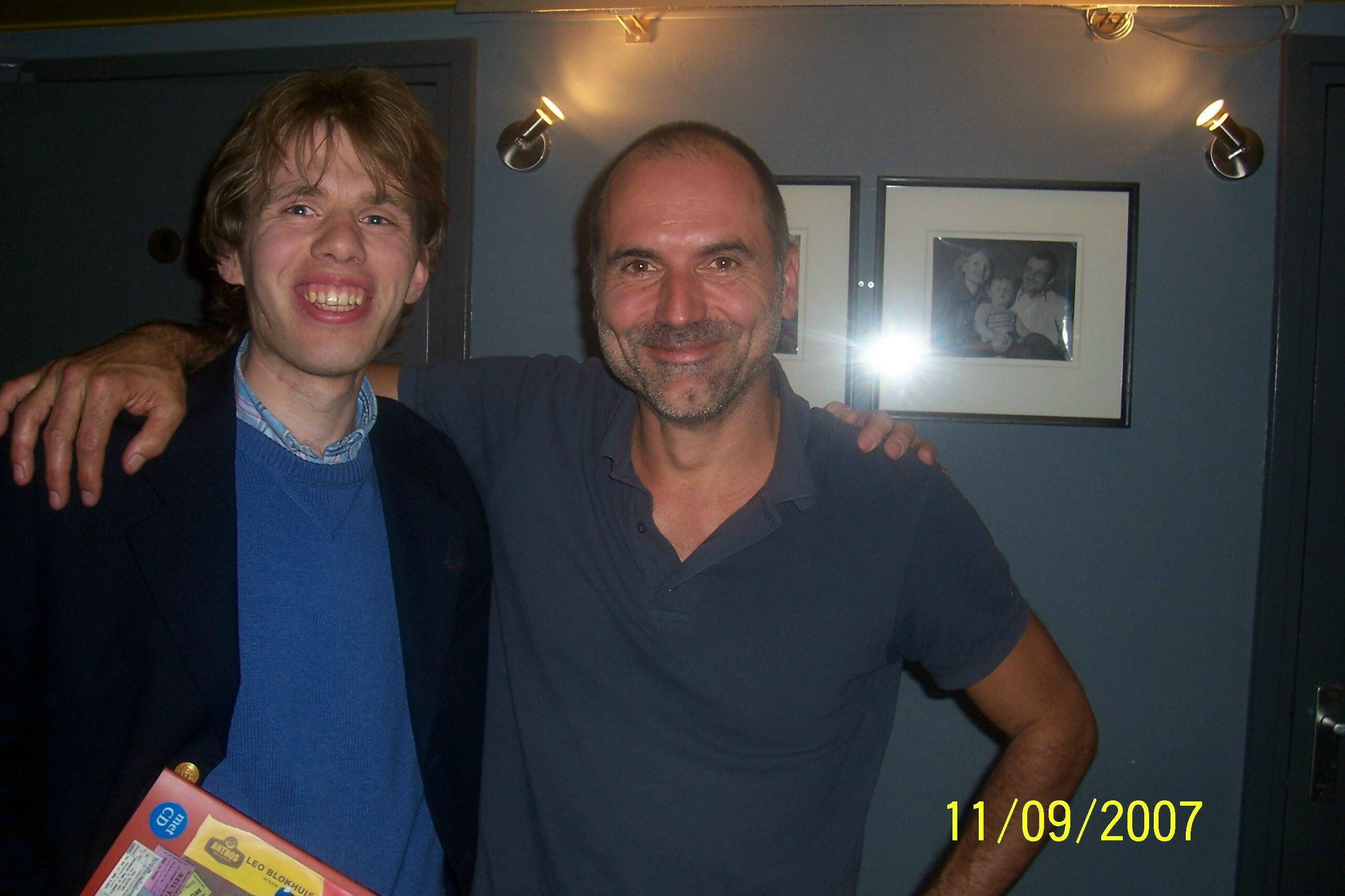Met popdeskundige Leo Blokhuis in Den Bosch (2007)